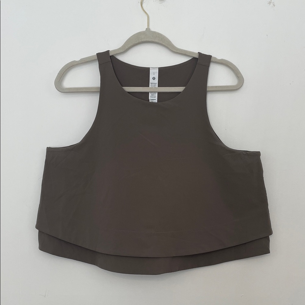 Lululemon Stretch Woven Relaxed-Fit Tank Top Nomad  size Large